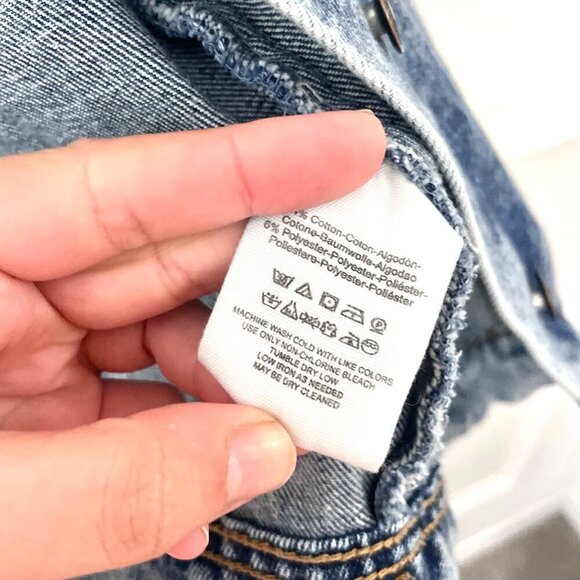 Free People x We The Free Rumors Denim Jacket Size M - Picture 4 of 7